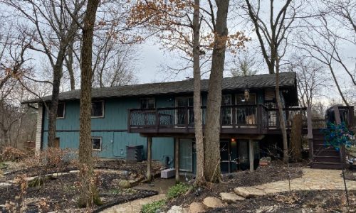 Back of Home Before Painting