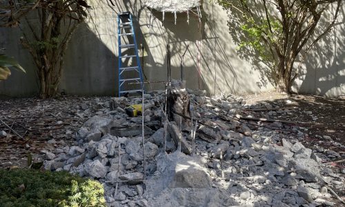 Demolishing the Old Stairs