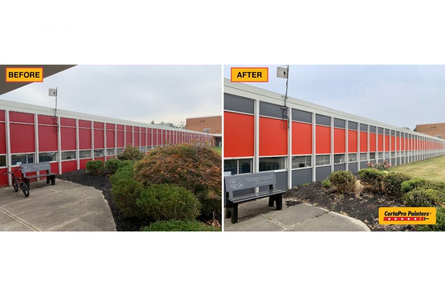 Fairfield middle school Before and After of the side of the school Preview Image 13