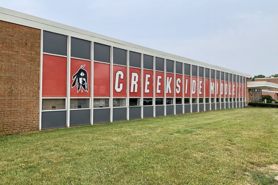 Fairfield middle school After of side of school with logo Preview Image 5