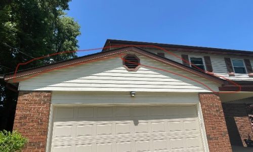 Withamsville exterior painting project before photo