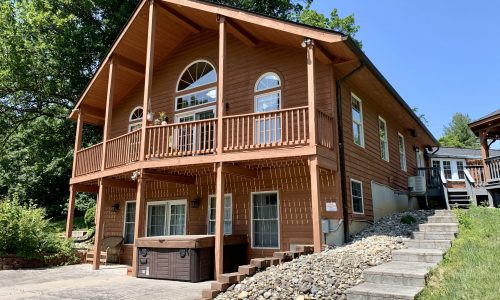 Repaired, Stained and Painted Siding