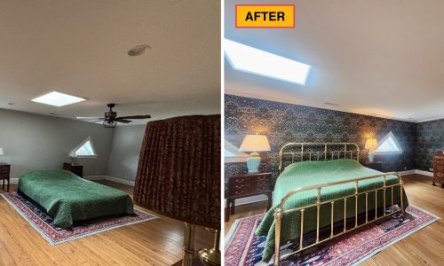 Wallpaper Installation (Before & After)