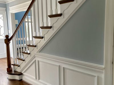 Interior Wainscot & Hallway Transformation (After)