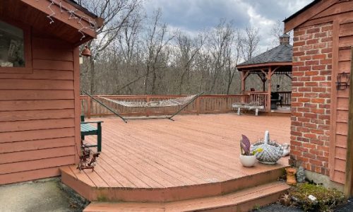 Pre Staining Deck and Siding