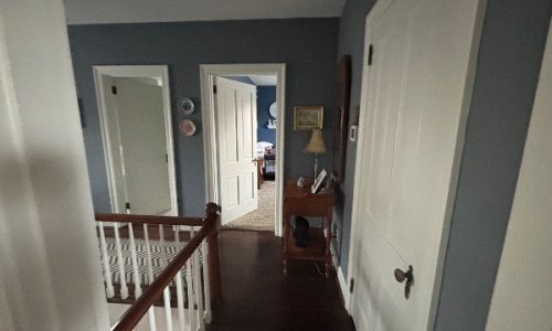 Interior Wainscot & Hallway Transformation (Before)