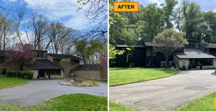 Unique Wood Sided Home