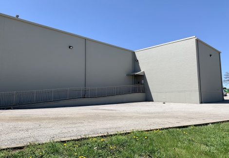 exterior retail building after painting