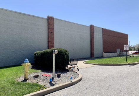 exterior retail building after painting