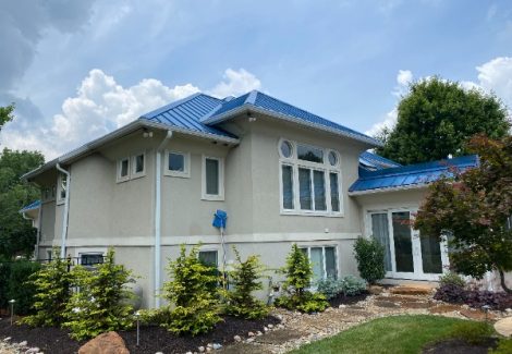 Stucco Painting Project (Before)