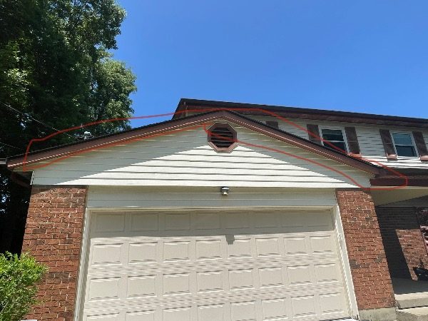 Withamsville exterior painting project before photo garage Preview Image 9