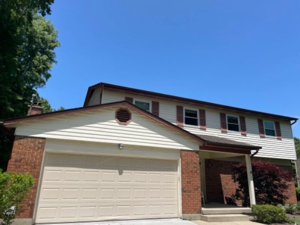 Withamsville exterior painting project before photo view from driveway Preview Image 11