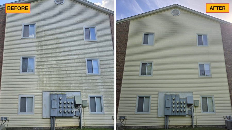 Cincy Condo Soft Wash Before and After Other side of Condo Preview Image 8