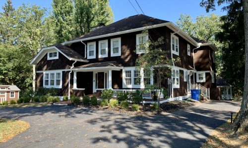 Exterior Wood Siding & Deck Restoration (After)