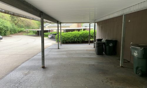 Underside of Carport