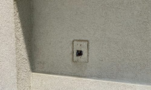 Stucco Painting Project (Before)