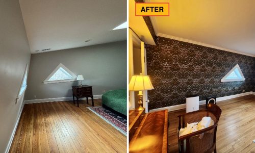 Wallpaper Installation (Before & After)