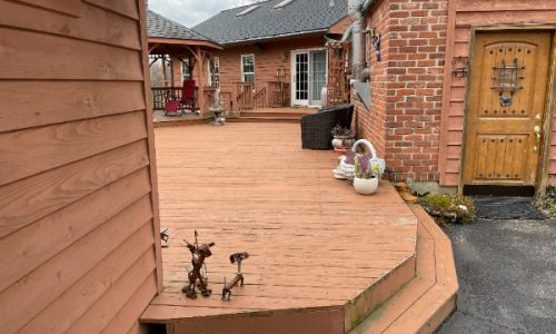 Pre Staining Deck and Siding