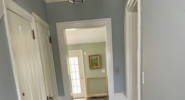 Interior Wainscot & Hallway Transformation (After)