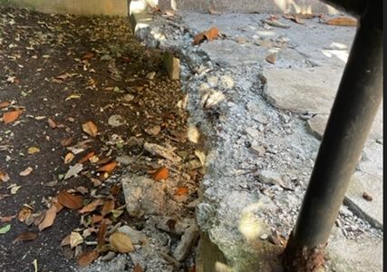 Crumbling Concrete