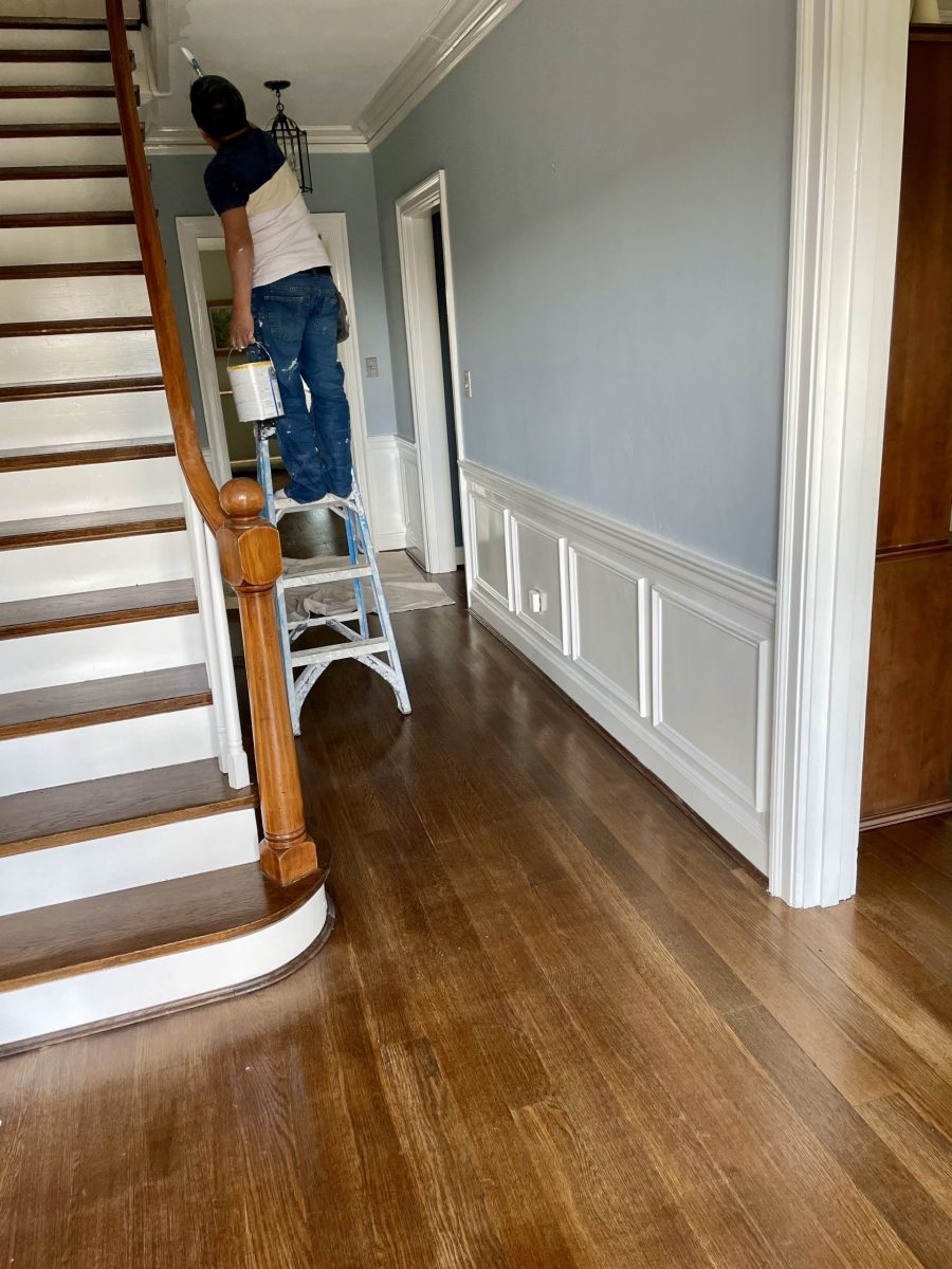 Interior Wainscot & Hallway Transformation (During) Preview Image 8