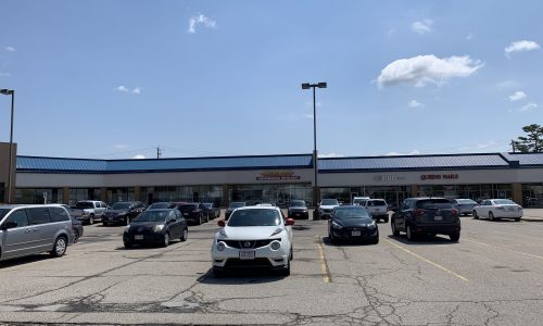 Shopping Center Painting Before