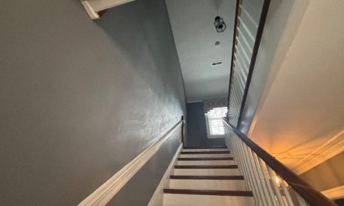 Interior Wainscot & Hallway Transformation (Before)