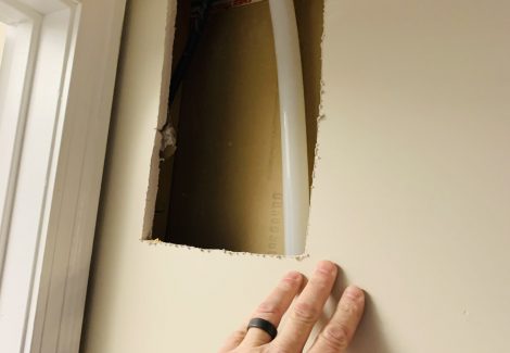 light carpentry repairs condo before