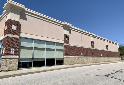 exterior retail building after painting