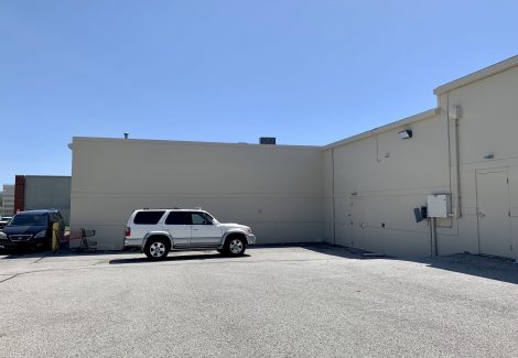 exterior retail building after painting