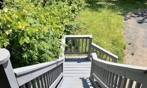 Repaired, Stained and Painted Stairs