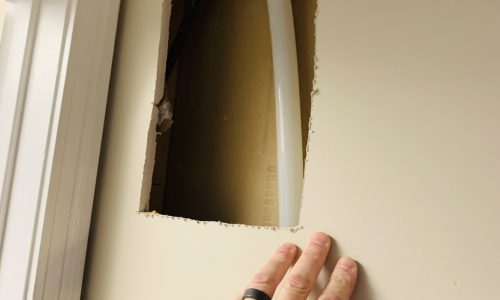 Before Drywall Removed