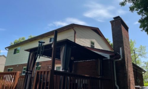 Withamsville exterior painting project before photo