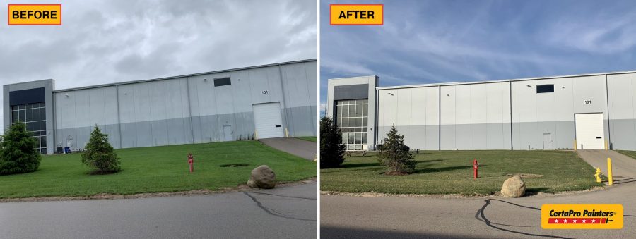 Industrial Paint Project Before & After Preview Image 2