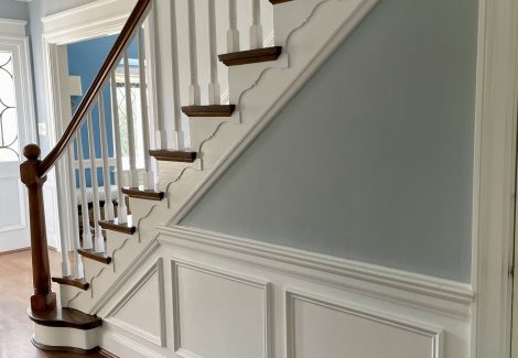 Interior Wainscot & Hallway Transformation