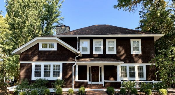 Exterior Wood Siding & Deck Restoration (After)