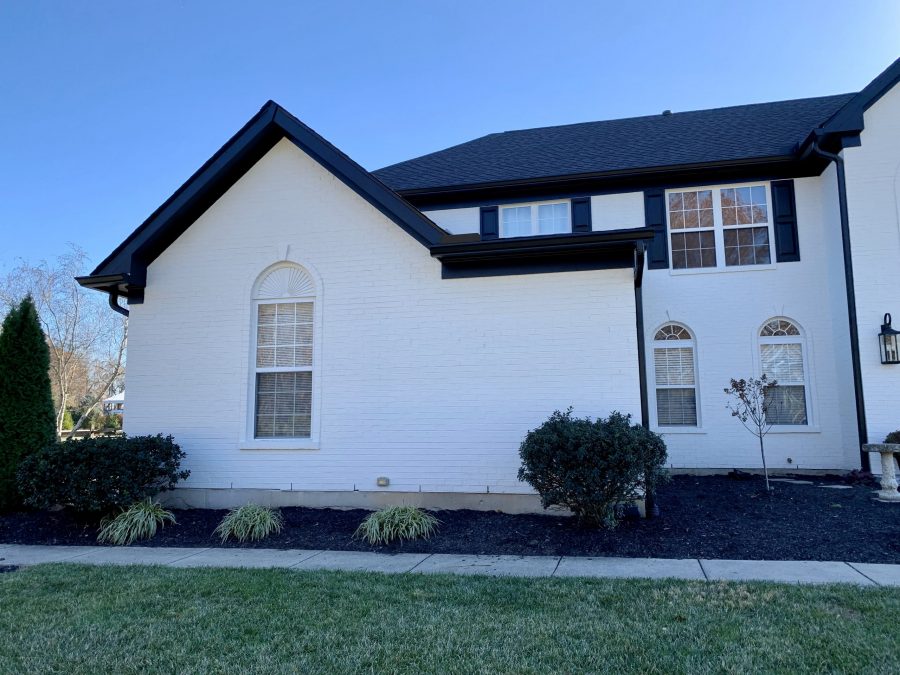 outside of garage on newly painted house Preview Image 13
