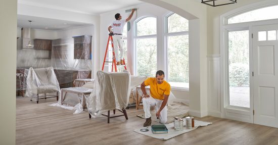 interior painting with certapro painters team members