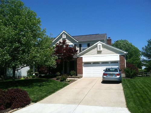 Exterior house painting by CertaPro painters in Mason