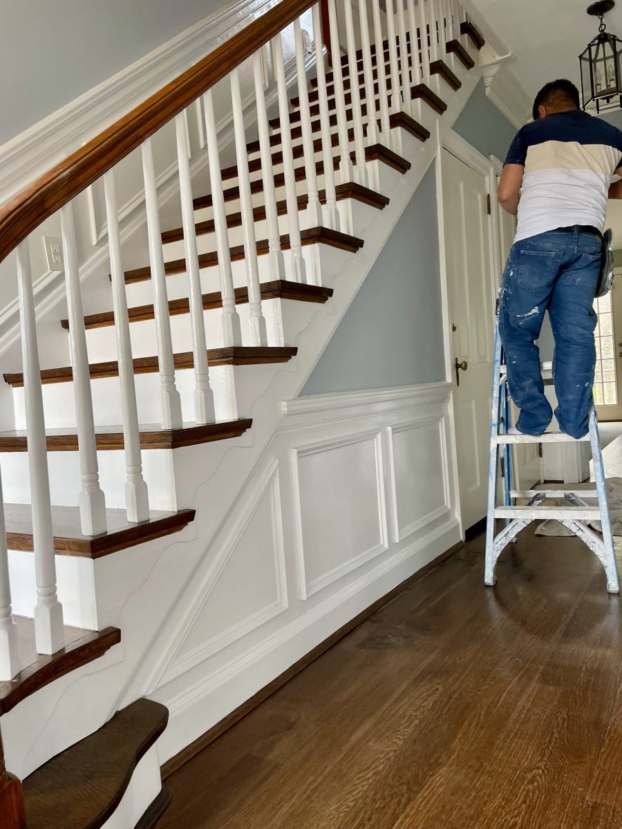 Interior Wainscot & Hallway Transformation (During) Preview Image 9