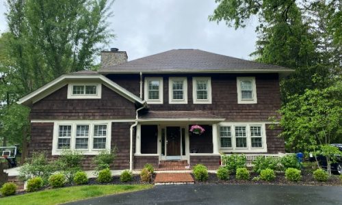 Exterior Wood Siding & Deck Restoration (Before)