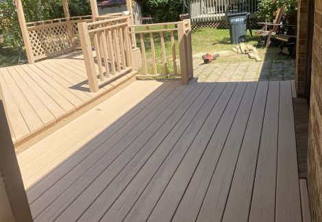 painted deck