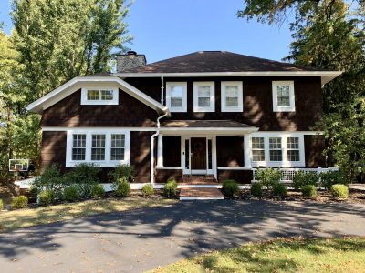 Exterior Wood Siding & Deck Restoration (After)