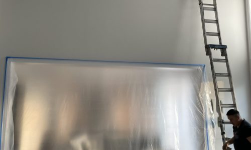 Interior Living Room Transformation (During)