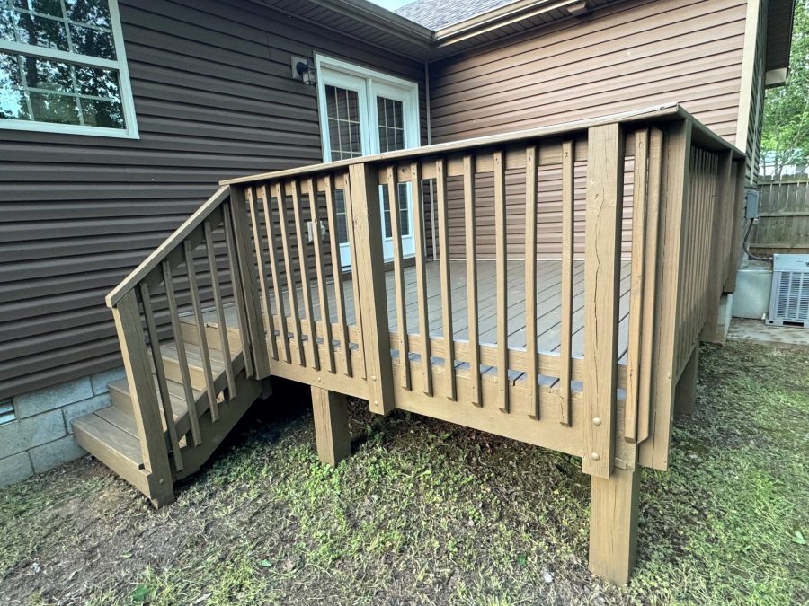 photo of deck being repainted Preview Image 1