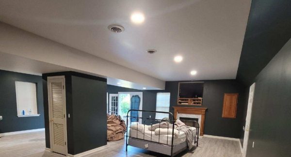 Basement Painting in Burns TN - After