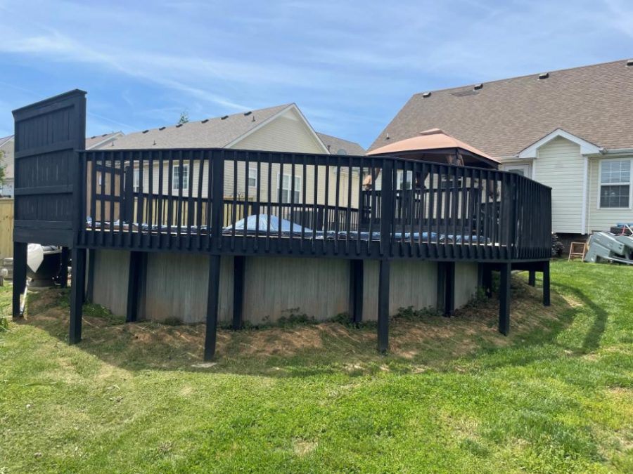 photo of deck being repainted Preview Image 6