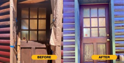 Cabin Painting – Before and After Album ...