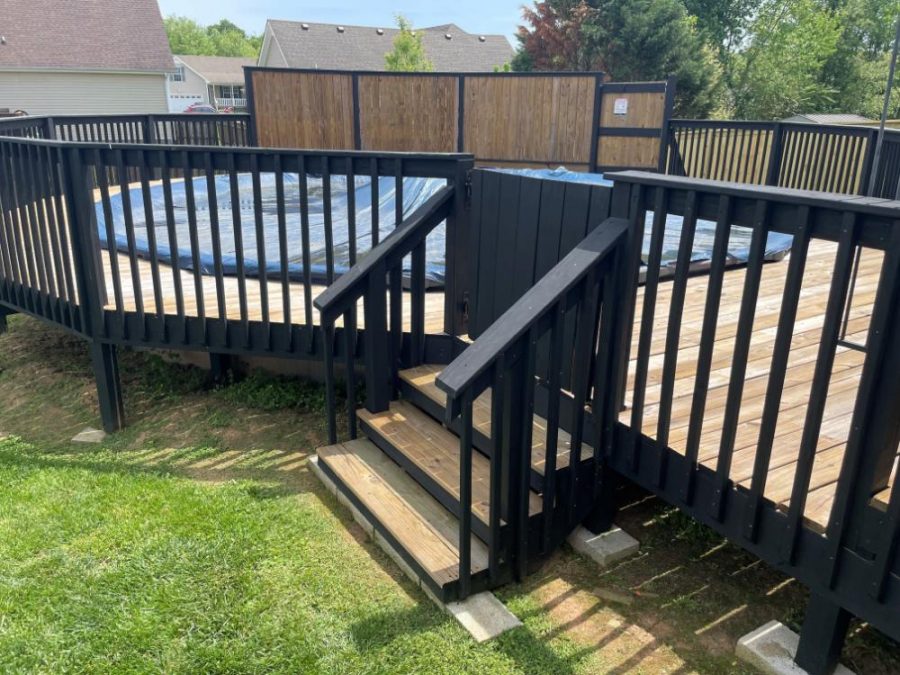 photo of deck being repainted Preview Image 5