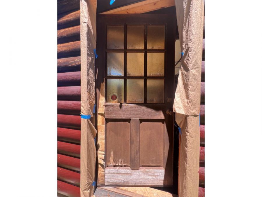 photo of cabin being repainted Preview Image 8